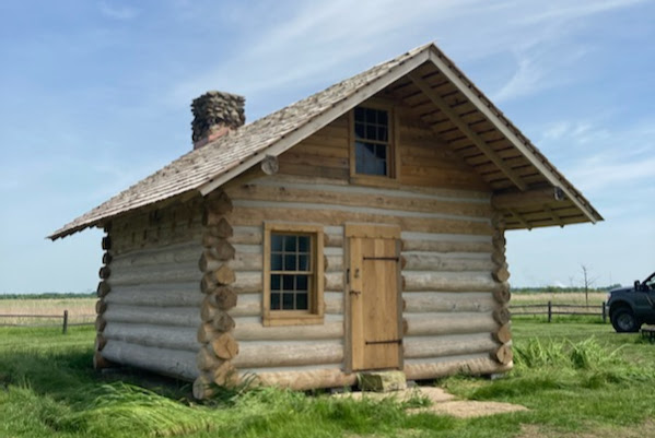West side of the New Cragg Cabin