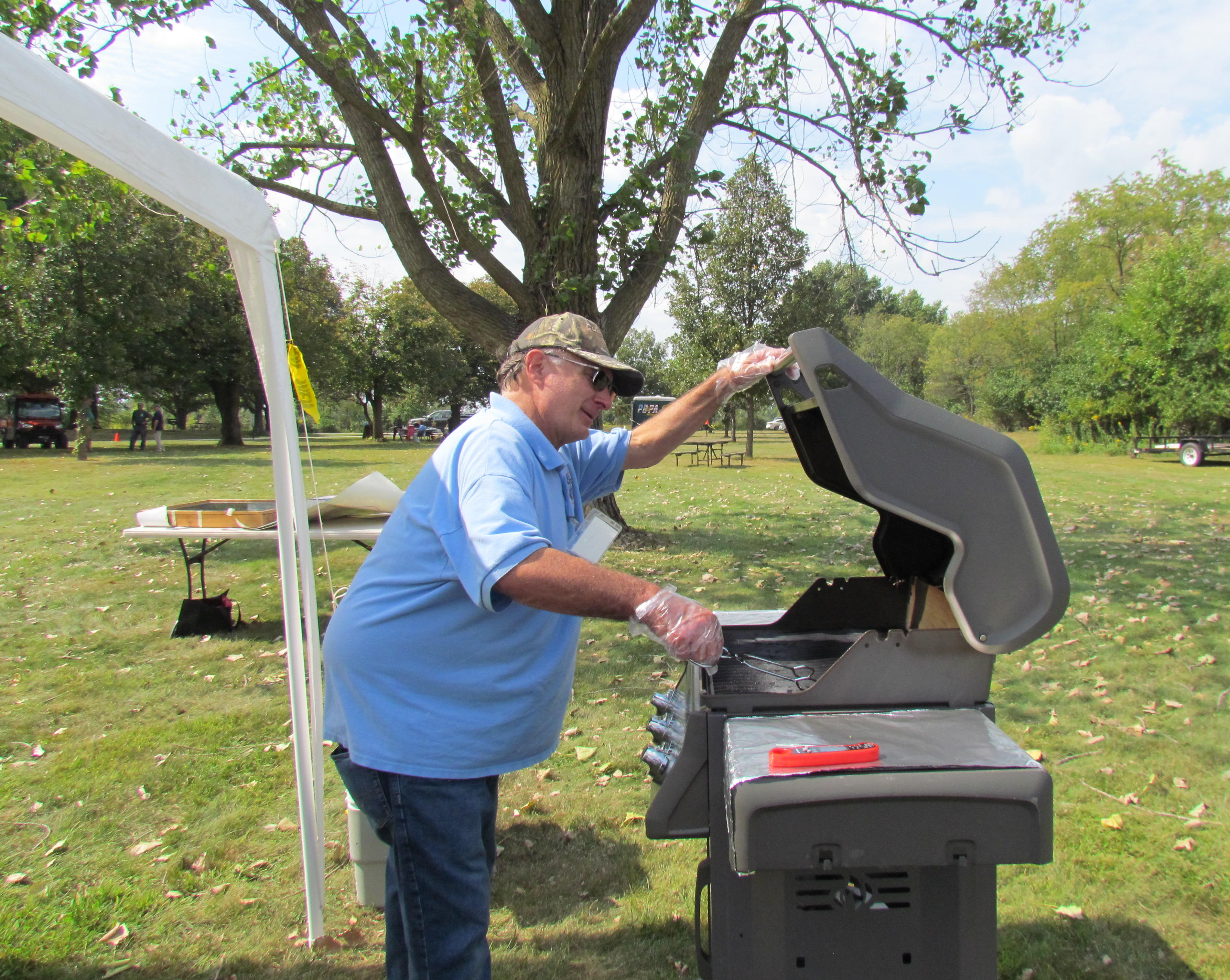 Chef Tom Kaluzny whips up the best sandwiches in the park.