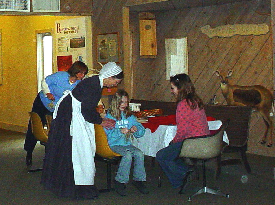 Making ornaments in 2009