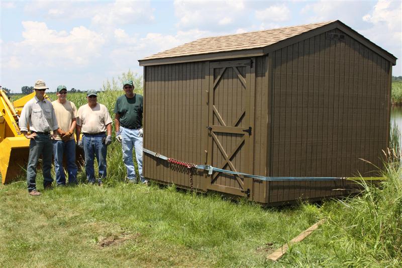 New Building set into place as Photo Blind